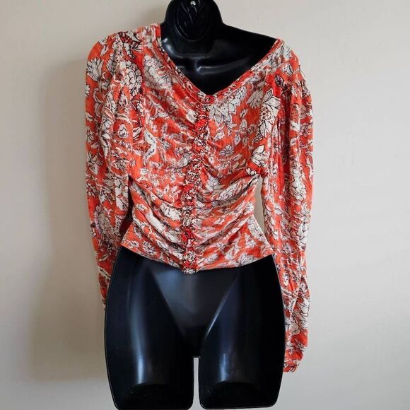 Free People Say The Word Blouse - Picture 7 of 9